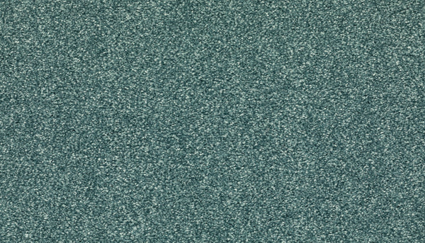 Close-up of Radiant Tone Pet Friendly Carpet in Sea Mist, featuring a textured surface with subtle speckles and fine fibers—a stylish, pet-friendly choice for luxury flooring.