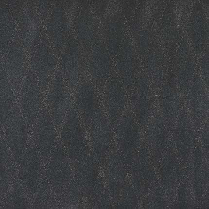 The Absolute Berber Carpet in Refined features a dark, textured surface with subtle diamond or zigzag patterns and lighter lines on deep charcoal, offering visual depth—perfect for durable, high-traffic area flooring.
