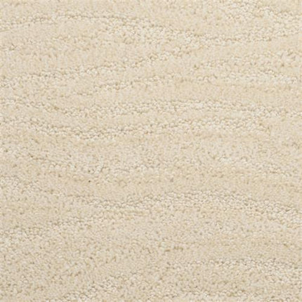 Close-up of Taittinger On Trend Carpet in Richmond Bisque—a soft, plush, and uniform beige surface with a subtle wavy texture. This elegant carpet combines comfort and style, perfect for enhancing high-traffic areas.