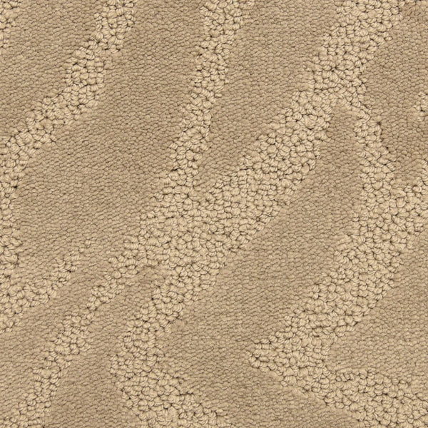 Close-up of Capetown On Trend Carpet in Robben Island, showing its textured wavy pattern with raised loops and flat areas—an elegant, durable choice for high-traffic spaces that blends subtle style with resilience.