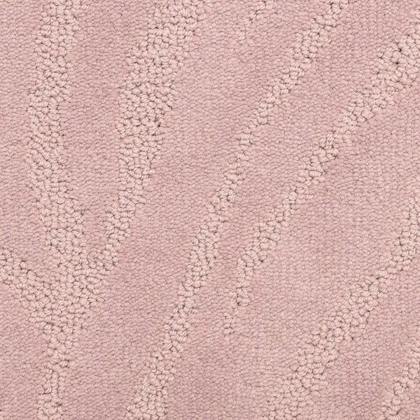 Close-up of the Capetown On Trend Carpet in Rondebosch—a textured, light pink carpet with raised, wavy lines for a modern look. Its plush surface adds style and comfort, making it perfect for high-traffic areas.