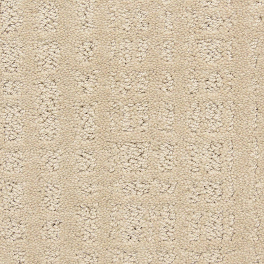 Close-up of Willow Lake On Trend Carpet in Rose Dust, featuring a plush, textured surface with a subtle raised geometric square pattern—ideal for high-traffic areas and adding sophisticated style to any space.