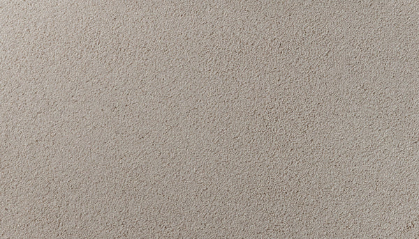 Close-up view of Salinas Valley II Pet Friendly Carpet in Willow—a light beige, textured surface with a slightly uneven, grainy appearance, perfect for luxury flooring in sophisticated spaces and suitable for high-traffic areas.
