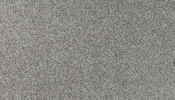 Close-up of Salinas Valley II Pet Friendly Carpet in Twilight—a textured, gray, glittery surface with a sparkling finish, ideal for luxury flooring in sophisticated spaces or high-traffic areas.