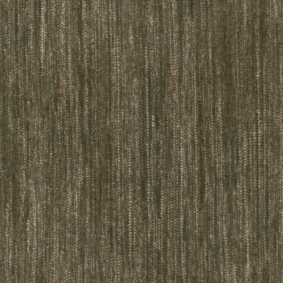 The Saltmeadow On Trend Carpet showcases a textured brown design with subtle vertical stripes, providing a soft, natural look. This durable carpet adds style and comfort to any space.