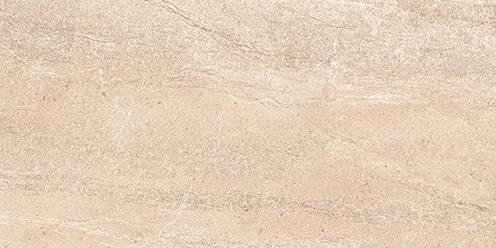 Light beige stone tile with subtle texture and natural, wavy patterns in shades of cream and tan, resembling sandstone or travertine.