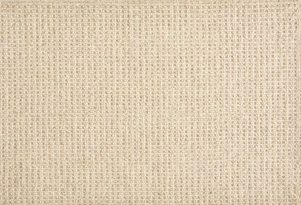 Close-up of Martina Berber Carpet in Sand, featuring a subtle grid pattern and woven texture—ideal for contemporary spaces and durable flooring in high-traffic areas.
