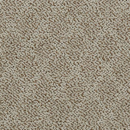 Close-up of Fine Art On Trend Carpet in Sandbar, featuring a soft, slightly raised texture and subtle geometric pattern that brings cozy, contemporary elegance to any home.