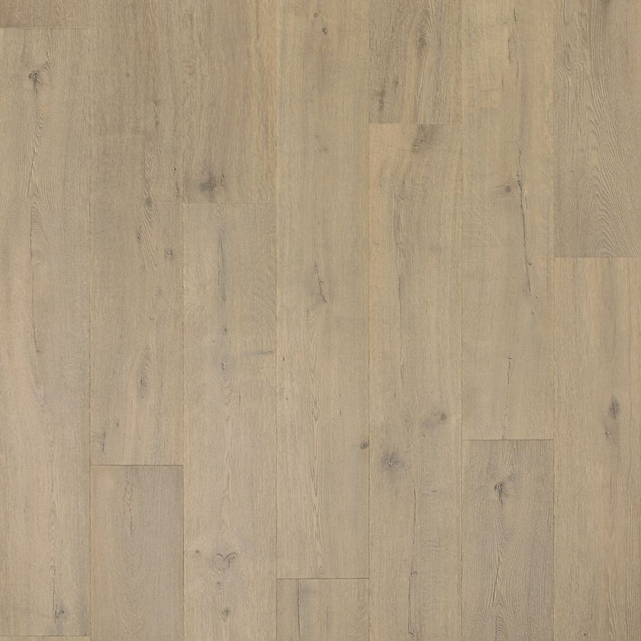 Native Ridge 7.5" Vinyl Plank features light brown tones with a natural grain pattern, subtle knots, and varied 7.5" plank lengths and shades for a warm, textured look.