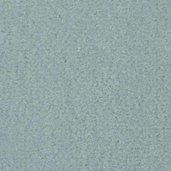 Close-up view of Seduction On Trend Carpet in Sea Spray, featuring a soft, uniform surface with densely packed fibers that emphasize its durable and luxurious quality.