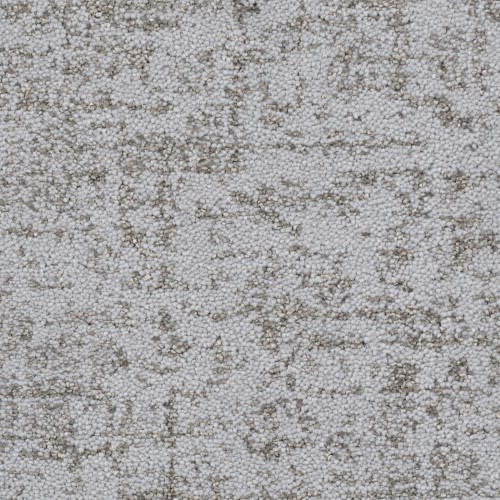 Close-up view of Hollywood Nights On Trend Carpet in Seagull, featuring a light gray and beige mottled pattern for a soft, speckled look and premium durability, making it an ideal choice for luxurious flooring.