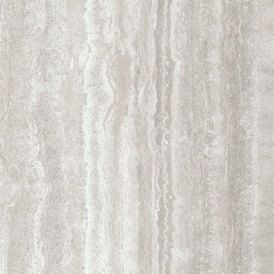 Villanova 24x24 Rectified Porcelain Tile features a light gray marble look with white and dark gray veins, creating a natural, textured pattern. Its neutral tones add smooth elegance to floors or countertops.