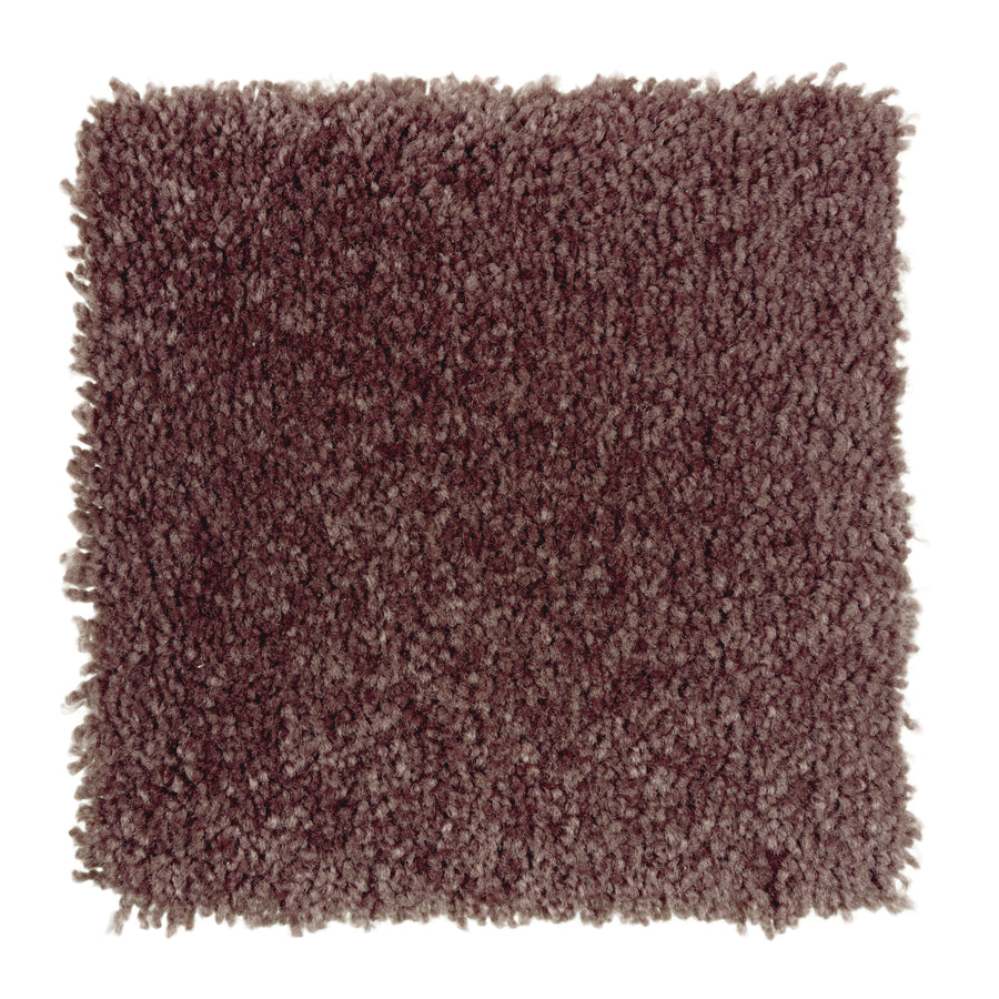 A square sample of Sensible Style III Family Friendly Carpet in the rich Mademoiselle hue, featuring plush, textured fibers for modern style and comfort, displayed on a white background.