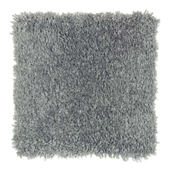 A square swatch of Sensible Style III Family Friendly Carpet in Sardinian Sea, featuring a plush, shaggy texture and soft surface—ideal for everyday comfort in modern spaces.