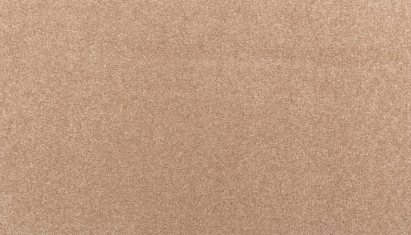 A close-up view of the Sensible Style III Family Friendly Carpet in Spiced Tea, featuring a light brown, subtly textured surface—ideal for bringing everyday comfort and modern style to any space.