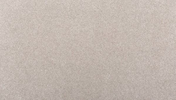 Close-up of Sensible Style III Family Friendly Carpet in Polished Nickel, featuring a soft, textured surface with a uniform, speckled pattern for everyday comfort that complements modern decor.