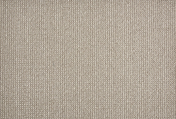 Close-up of Harper Berber Carpet in Shadow color, featuring a tight, woven texture. Its durable, grid-like surface with subtle loops offers timeless style and everyday performance.