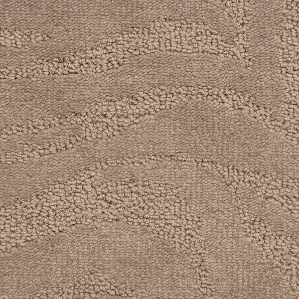 Close-up of Capetown On Trend Carpet in Shark Skin, featuring a textured surface with wavy, raised loops and ridges. Its subtle, organic pattern is stylish and ideal for high-traffic areas.