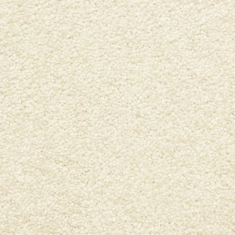 Close-up of Morgan Bay Family Friendly Carpet in Shell—an off-white, stain-resistant, looped pile carpet that’s soft and perfect for busy homes seeking a family-friendly option.