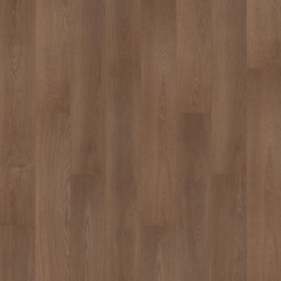 Oxford Manor 7.5" Vinyl Plank offers brown wood grain flooring with a smooth, matte finish and natural-look pattern. Subtle color and texture variations add depth, warmth, and lasting durability to any space.