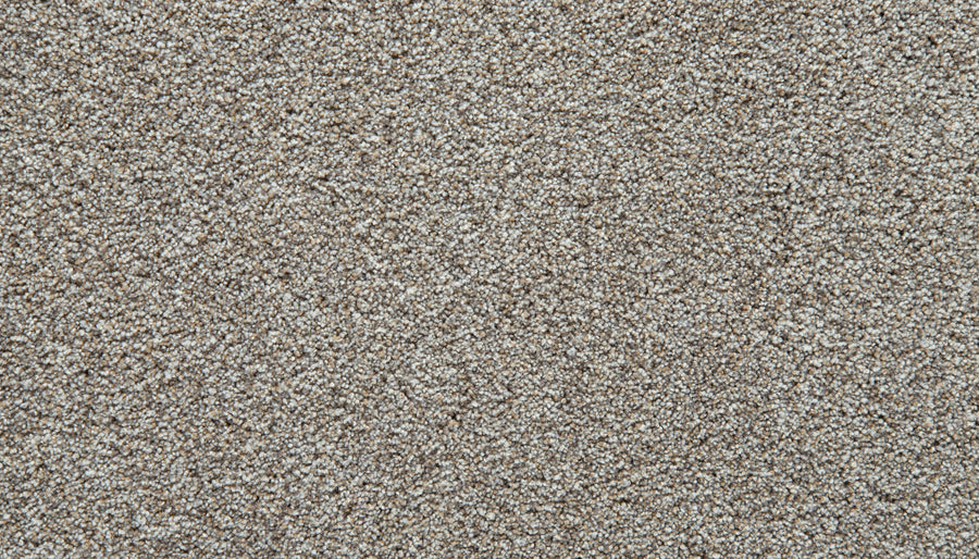 Close-up of light brown, coarse sand or fine gravel, revealing distinct individual grains and a rugged texture—evocative of the natural beauty and durability showcased in the Cozy Companion Pet Friendly Carpet in Soapstone, an ideal choice for anyone seeking a resilient and long-lasting carpet solution.