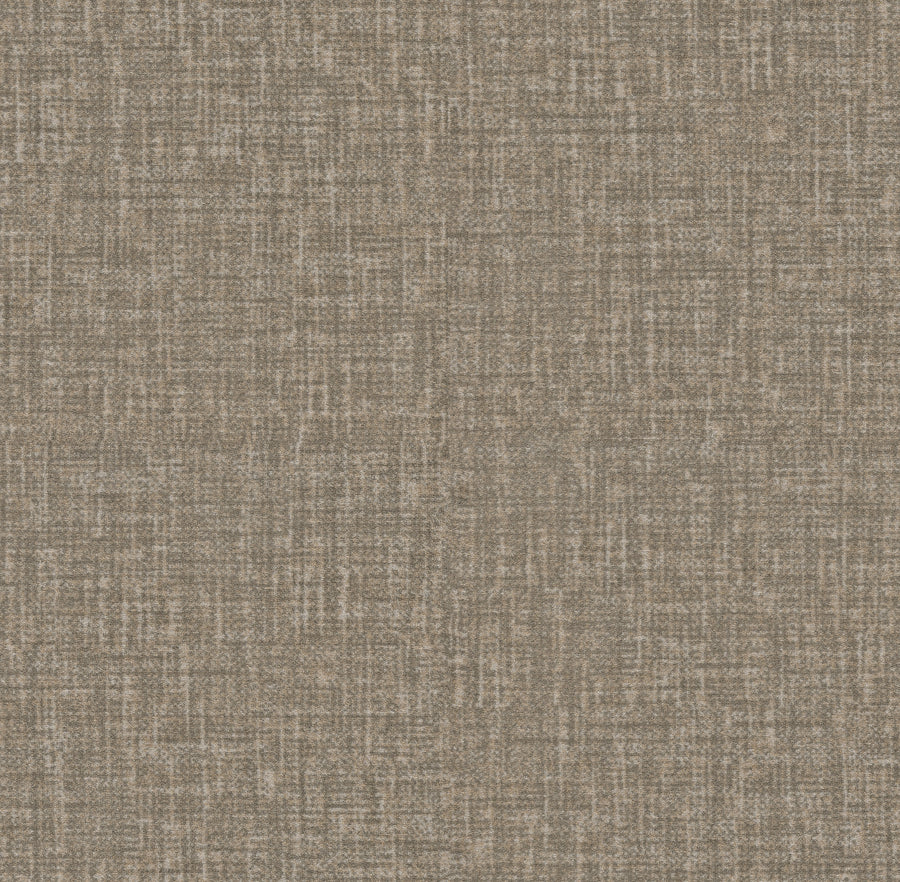 Close-up of Somerton On Trend Carpet in Taupe, featuring a woven textured fabric with intersecting threads in beige and light brown tones. The contemporary grid-like pattern is perfect for modern interiors.