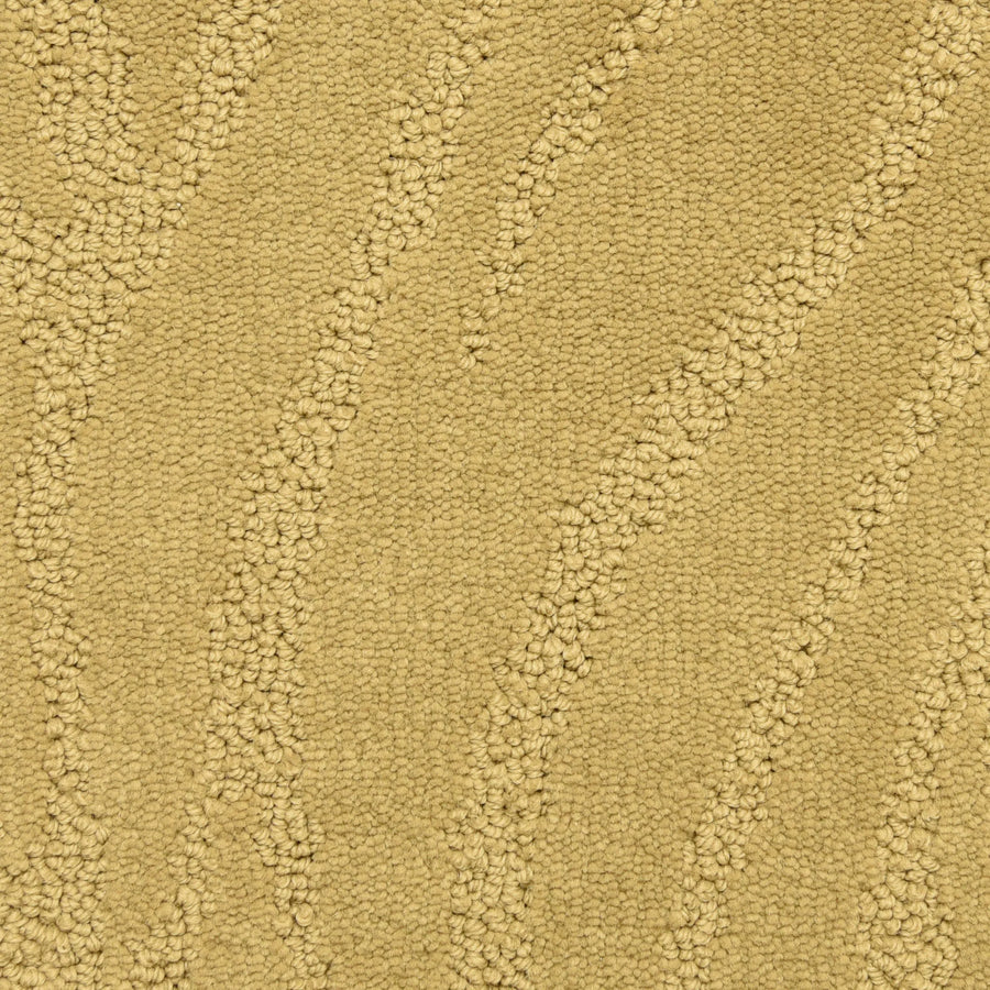 Close-up of the Capetown On Trend Carpet in South Africa color, showcasing its beige, textured wavy pattern with tightly woven loops and raised lines—a subtle abstract design ideal for high-traffic areas.