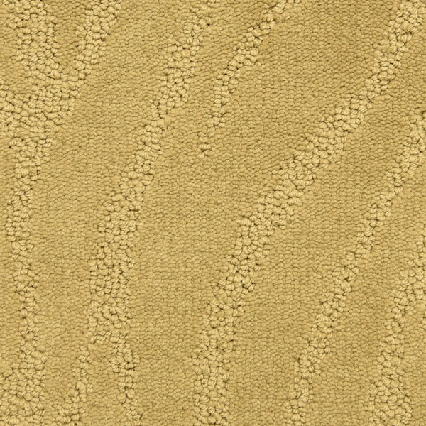 Close-up of the Capetown On Trend Carpet in South Africa color, showcasing its beige, textured wavy pattern with tightly woven loops and raised lines—a subtle abstract design ideal for high-traffic areas.