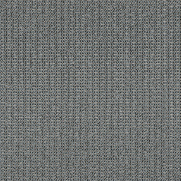 Close-up of Knitted Tone Pet Friendly Carpet in South Pacific—features a tightly woven, textured pattern in gray and blue for durability and style, making it ideal for high-traffic areas needing a subtle, uniform grid look.
