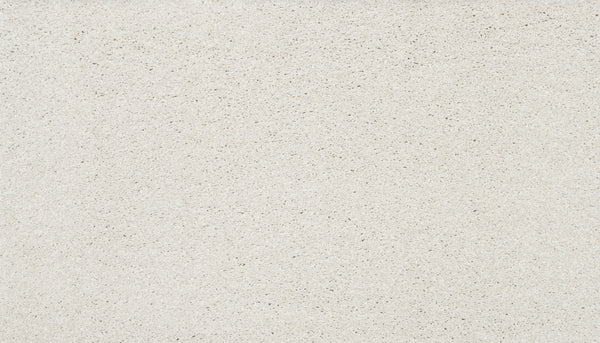 A close-up of Splendid Elegance Pet Friendly Carpet in Pearl shows a light beige, sandy texture with subtle specks and a slightly rough look—ideal for those wanting luxury that's both pet friendly and stain resistant.