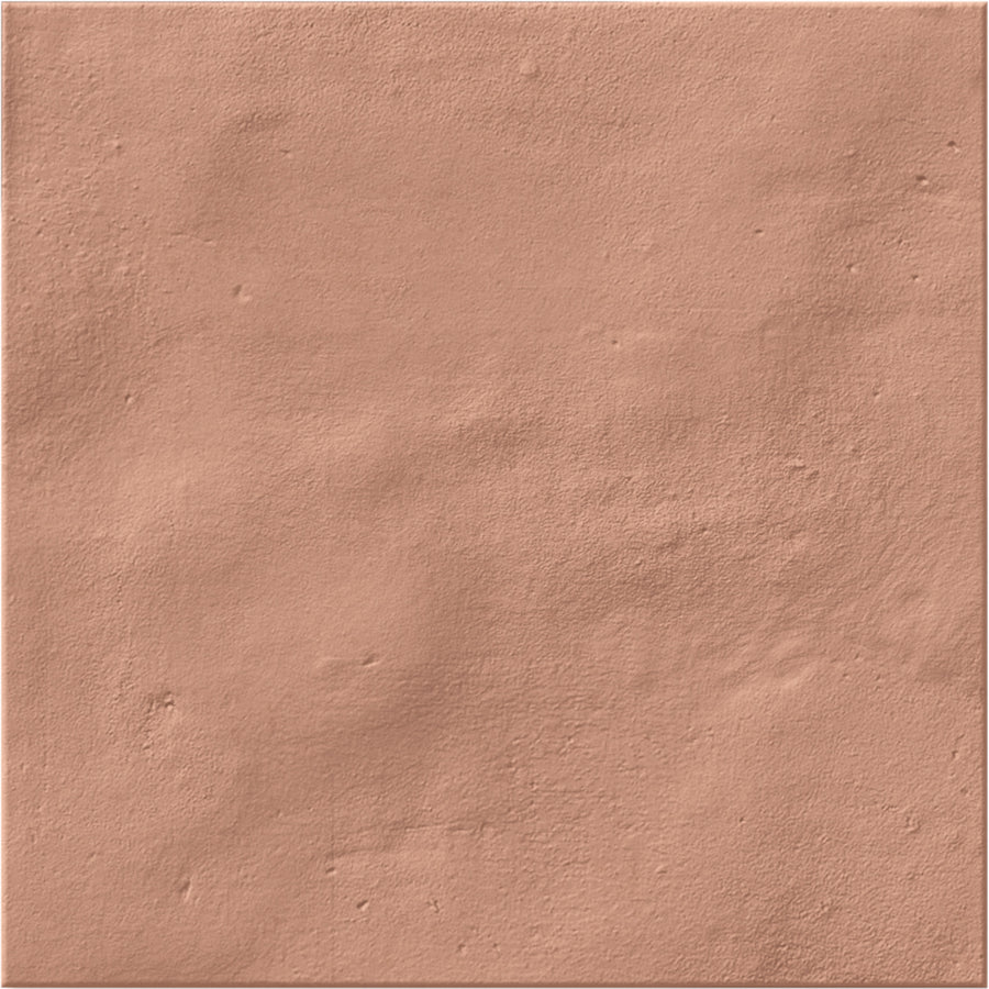 The Stardust 6" x 6" Ceramic Tile in Cotto features a matte, light brown finish with subtle texture and shading variation, ideal for accent walls or backsplashes and reminiscent of natural clay.
