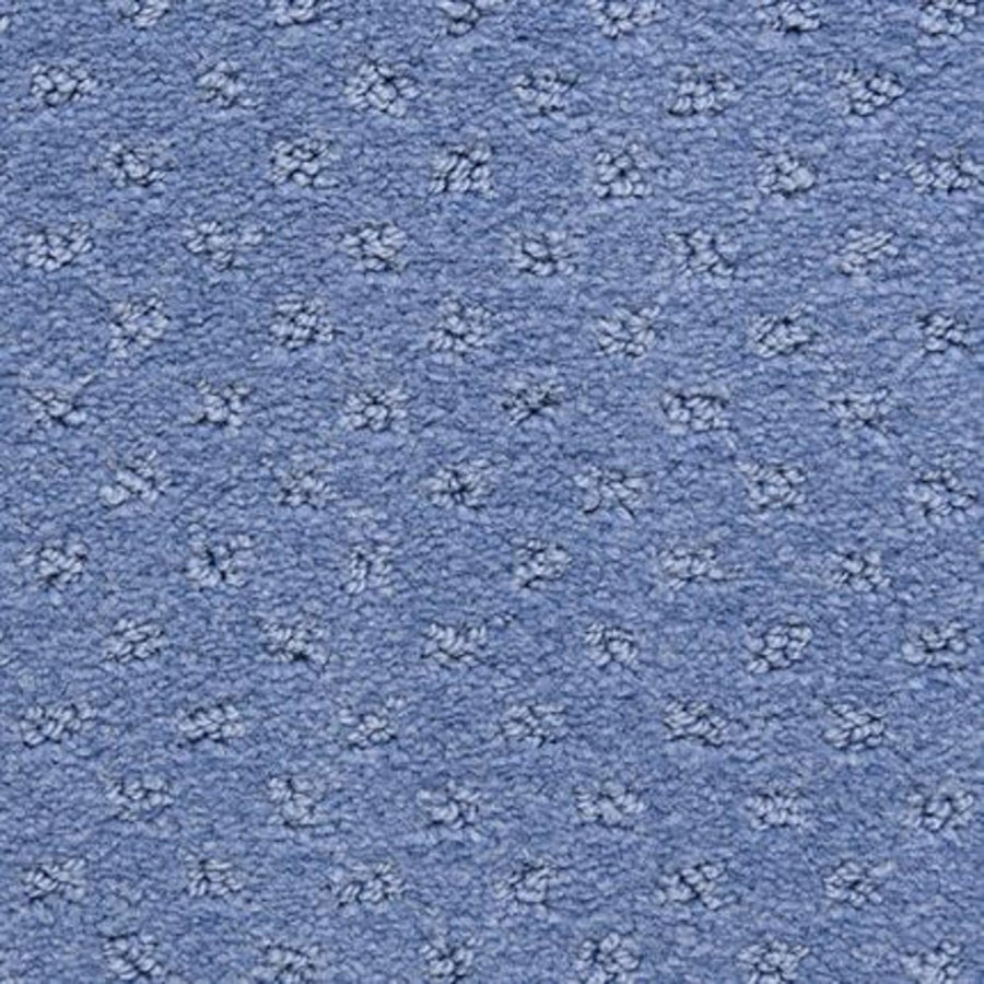 Close-up of Dreamer On Trend Carpet in Steel Blue, featuring plush fibers and a pattern of small, raised clusters evenly distributed across its textured surface.