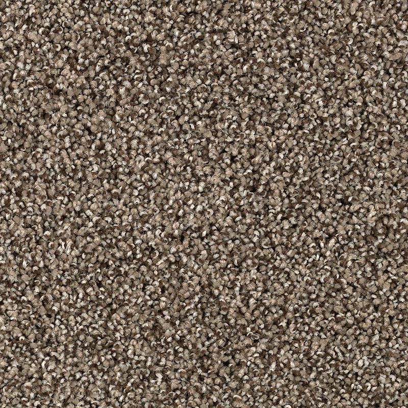 Close-up of the Shaded Escape Family Friendly Carpet in Steel Gray, featuring a durable loop-pile design with a densely woven surface and plush texture.