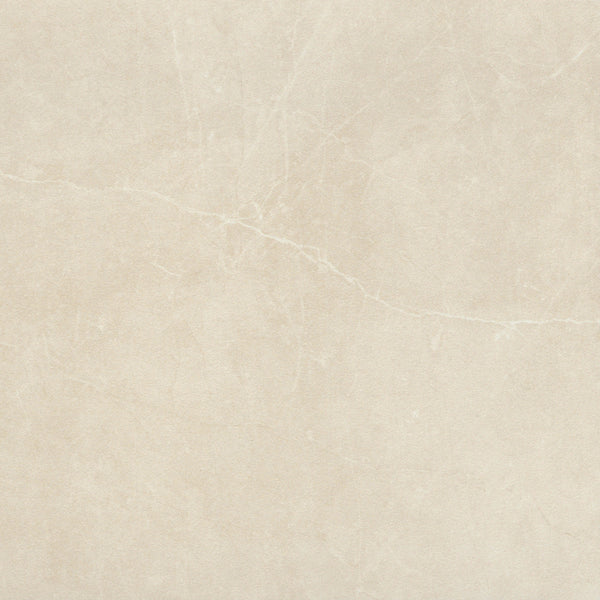 The Callie 12x12 Ceramic Tile in Alabaster features a beige marble look with soft white veins and a smooth, slightly glossy finish—ideal for bringing natural, neutral elegance to any luxury ceramic tile design.