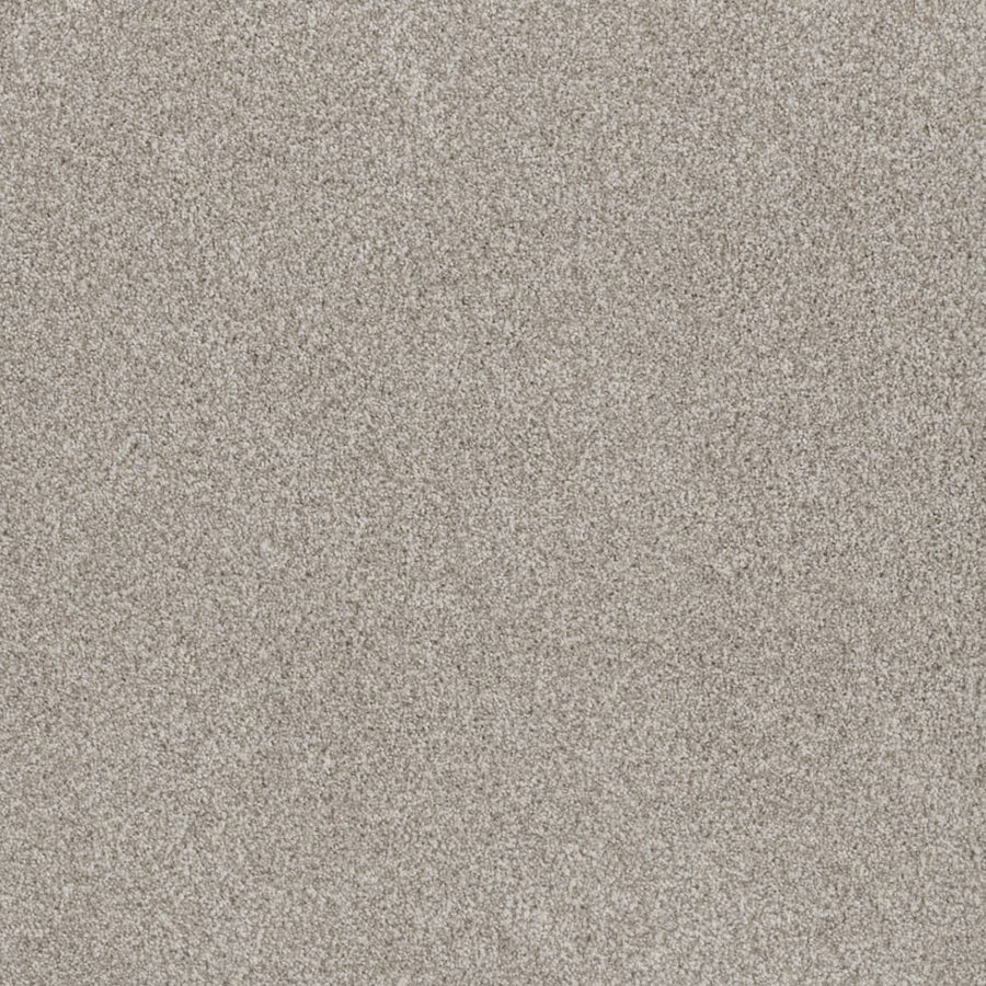Close-up of the Stunning Family Friendly Carpet in Porcelain—a light gray, textured surface with a soft, dense pile and uniform look. Ideal for families seeking both comfort and luxurious flooring in any home.