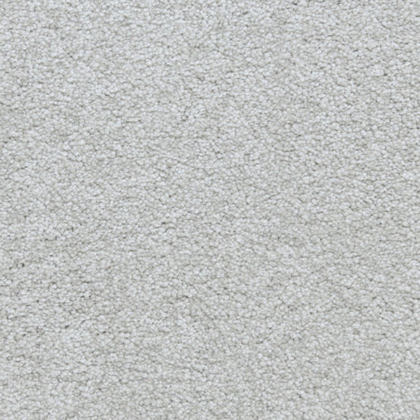 Close-up view of Maroon Bells Family Friendly Carpet in Summer House—a light gray, plush, and textured surface with tightly packed fibers, offering comfort and inviting style for any family space.