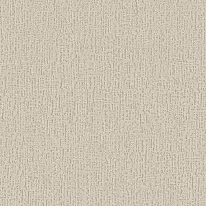 Curated Tone Pet Friendly Carpet in Sweet Cream features a beige textured surface with an abstract, woven pattern of thin irregular lines and subtle tonal variations, offering stylish, stain-resistant comfort that's perfect for homes with pets.