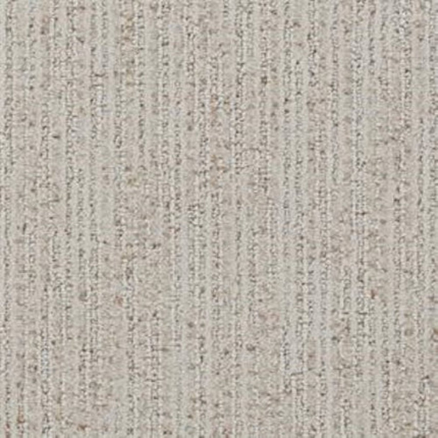 Suspicion Family Friendly Carpet in Tone color features a beige textured surface with vertical subtle lines and a slightly speckled, fabric-like appearance.