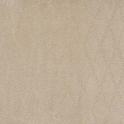 The Absolute Berber Carpet in Top Notch features a subtle diamond pattern with textured lines on a soft, uniform surface—combining durability and style, it's ideal for high-traffic areas.