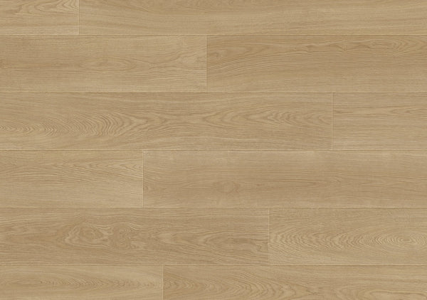 Aura Modern Waterproof Laminate in Topaz offers a natural grain pattern and subtle color variations, with rectangular planks for a smooth, seamless look—making it the perfect choice for stylish, modern laminate flooring.