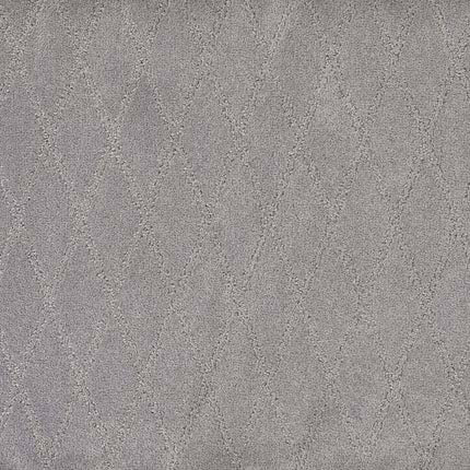 Absolute Berber Carpet in Total features a gray textured surface with a subtle diamond pattern and slightly raised geometric lines. Its soft, uniform look is durable and ideal for high-traffic areas.