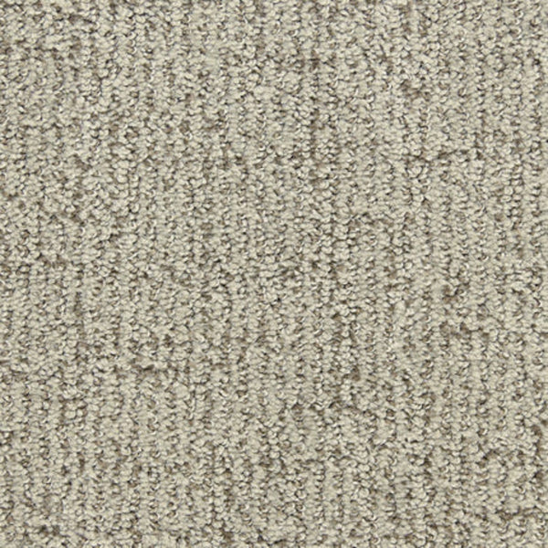 Close-up of Victor Family Friendly Carpet in Trophy color, featuring durable, textured looped pile with subtle color variations and evenly spaced, slightly raised loops—ideal for a family-friendly space.