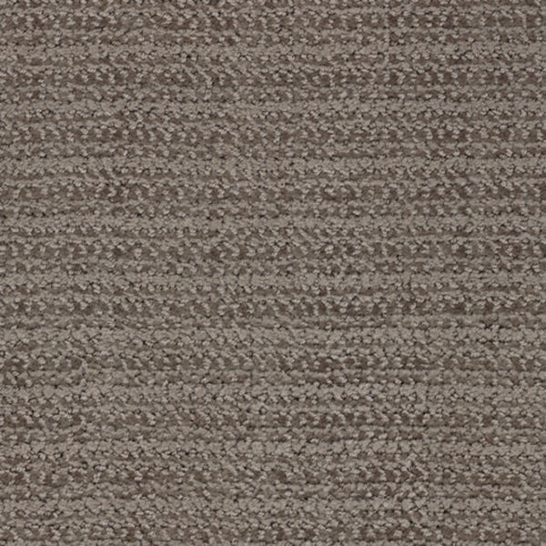 Close-up of the Beguiling Berber Carpet in Truffle, featuring a tightly woven, looped pile with varied brown tones for a subtle striped effect that adds depth and luxury to your flooring.