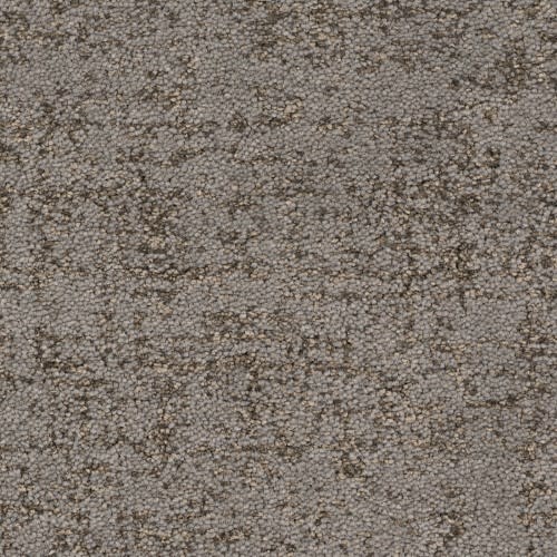 Close-up view of Hollywood Nights On Trend Carpet in Turning—a mottled gray and brown pattern with a blend of light and dark fibers, offering subtle, irregular design and premium durability for luxurious flooring.