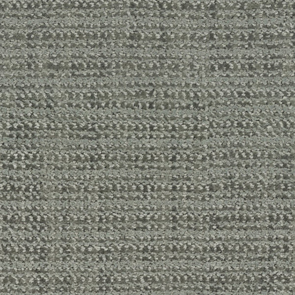 Close-up of Beguiling Berber Carpet in Vintage: textured gray with a grid pattern of raised and flat fibers, creating a subtle striped and checked effect—perfect for luxurious flooring.
