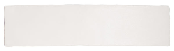 A long, rectangular piece of blank white paper with rough edges, isolated on a white background—evoking the clean lines and style of the Bali 3x12 Ceramic Subway Tile.