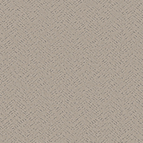Favoured Path Pet Friendly in Warm Light features a textured beige surface with a subtle herringbone pattern—small, evenly spaced lines create a woven zigzag effect, ideal for contemporary style flooring in modern spaces.