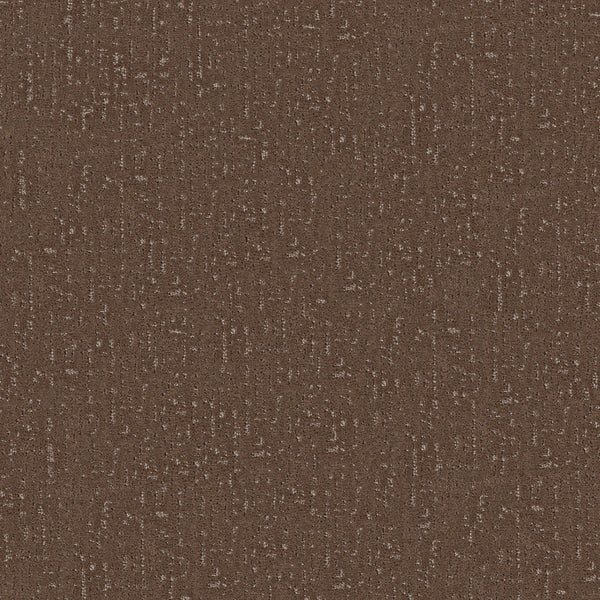 Curated Tone Blue Pet Friendly Carpet in Warm Sunset features a brown textured surface with subtle lighter and darker speckles and lines—resembling durable woven fabric—making it an ideal pet friendly carpet option.