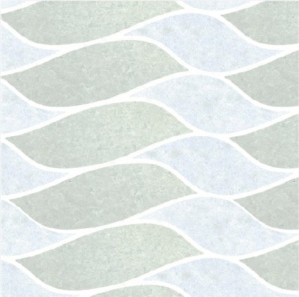 Waves Polished Marble Mosaic Tile