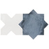 Star Denim Matte & Cross White Polished